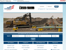 Tablet Screenshot of ndworkforceconnection.com